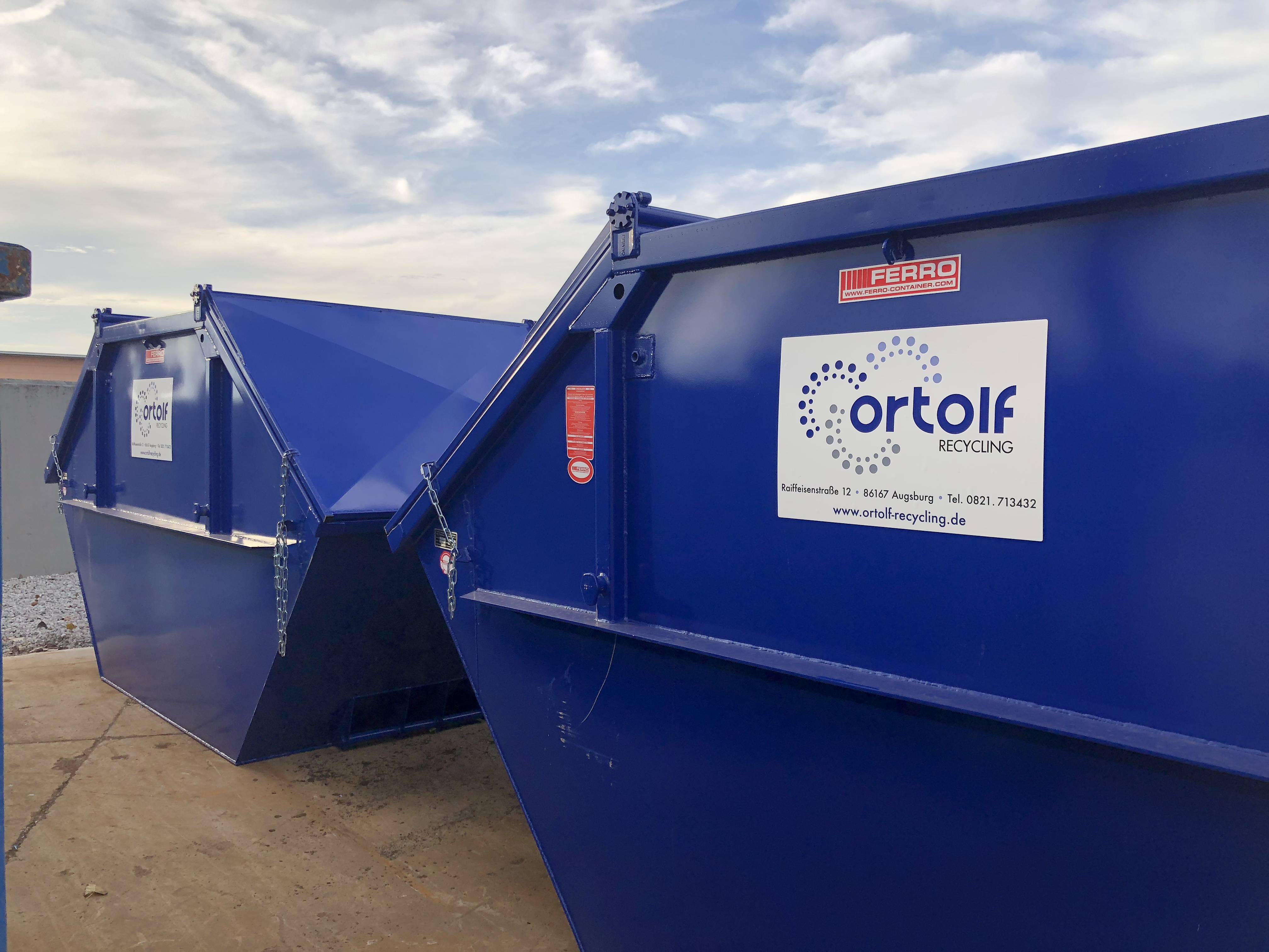 Container von Ortolf Recycling
